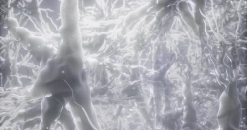 Exploring the Intricate Pathways of a Neural Network in a Surreal Environment