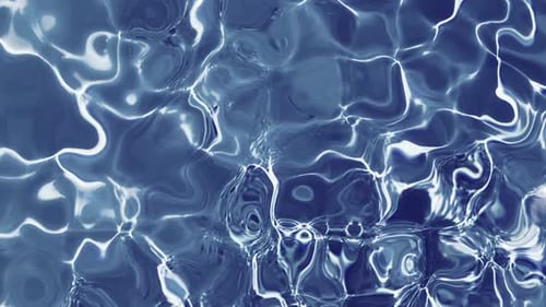 Abstract Blue Water Reflection Loop Background Animation