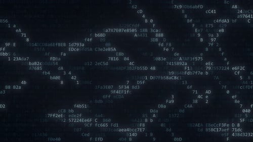 Computer Code on the Screen