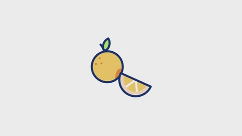 Orange Animated Icon V2