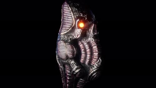 Biomechanical Skull VJ Loop