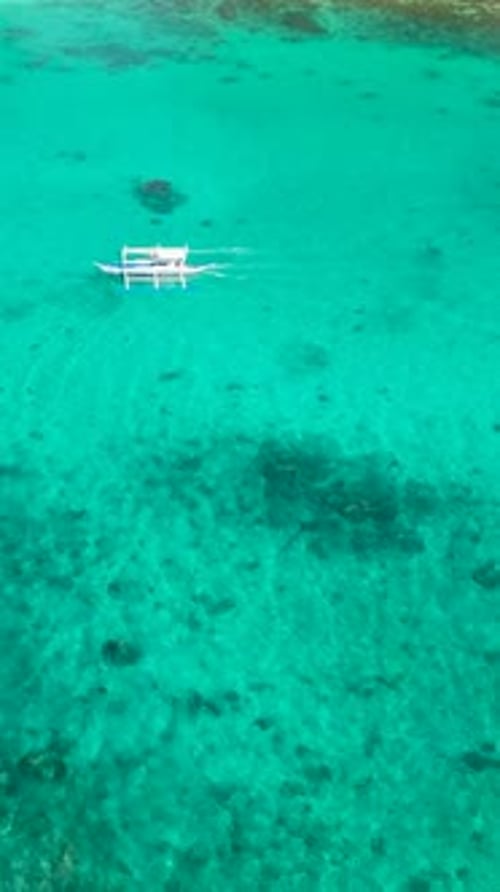 Bateaux d'excursion à Boracay, Philippines
