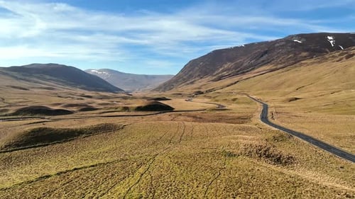 Majestic Iceland Terrain with Natural Wonders and Wide Vistas, Aerial view