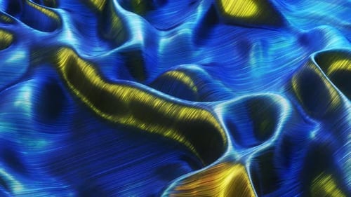 Abstract Blue and Yellow Colored Background Animated Loop