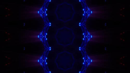 Vibrant Light Tunnel Background