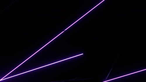Purple Abstract Minimalist Laser Show Background Vj Loop In 4K
