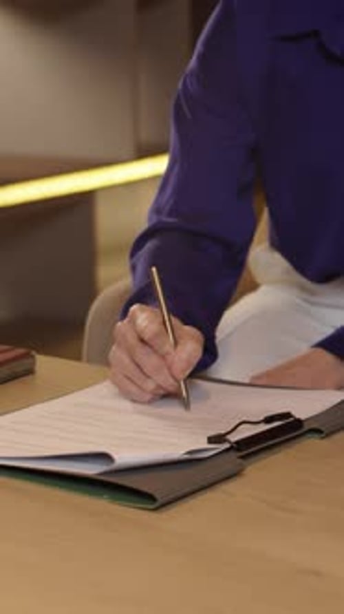 Businessperson Signing Contract