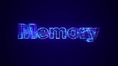 Futuristic Technology Digital Text Title Reveal