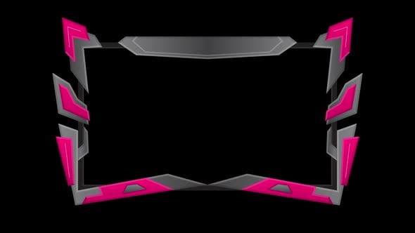 Pink Stream Overlay with transparent background, Elements Motion ...