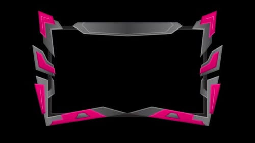 Pink Stream Overlay with transparent background