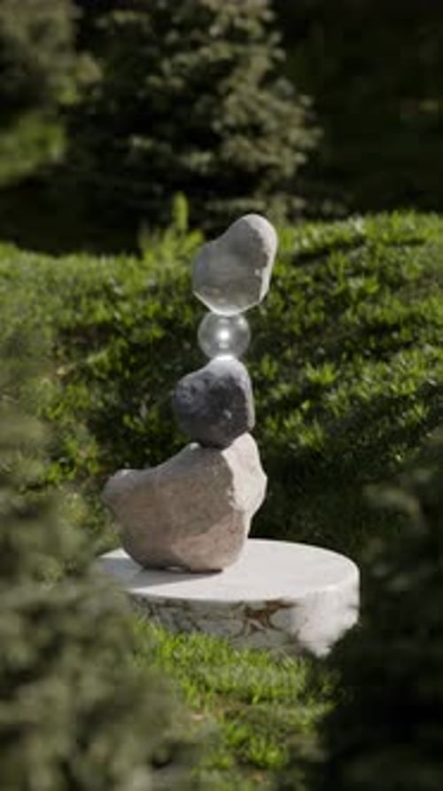 Surreal Balancing Loop 3D Animation