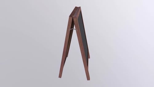 Wooden A-Frame Chalkboard Sign