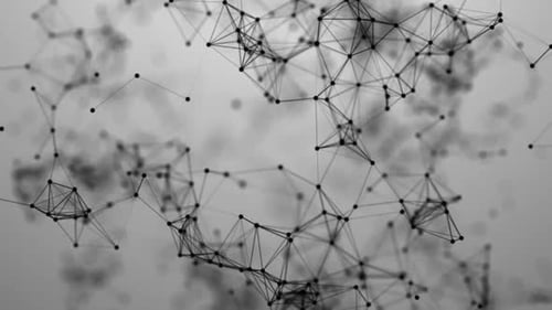 Abstract Evolving Technology Network Plexus Loop Animation