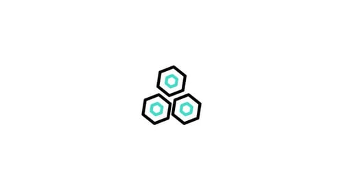 Icône animée de nucléotides