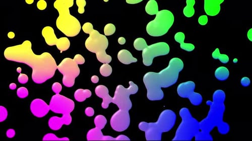 Des confettis colorés éparpillés sur une surface sombre Pigments festifs brillants flottant en mouvement Energique