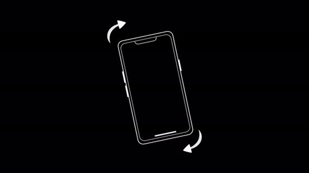 Animation of Please Rotate Your Phone to Landscape 90 Rotation for ...