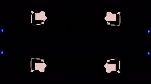 Animación digital 3D de fondo abstracto de música techno de neón pulsante