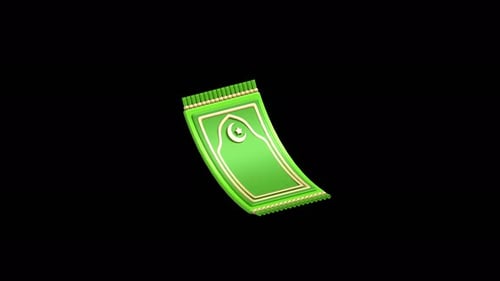 Prayer Mat Sajadah 3D Icon - Islamic Worship Animation 4K
