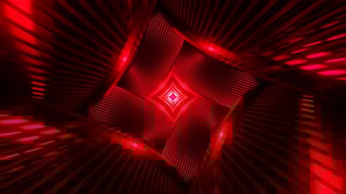 Nahtloser VJ Loop psychedelischer Neonlichter