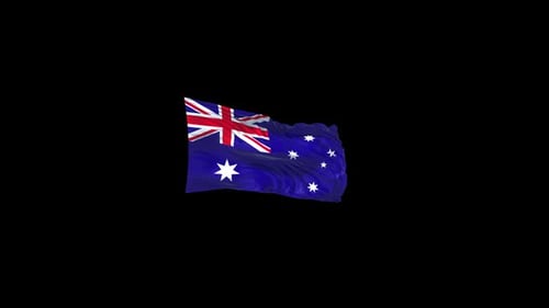 Flagge Australiens mit Alpha-Kanal