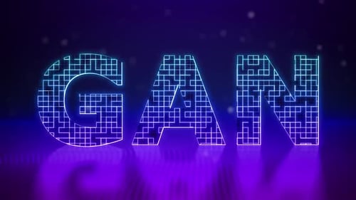 Futuristic Glowing Digital Grid Text Animation