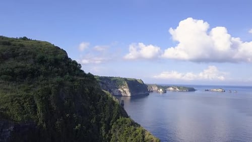 Wild Beach and Rocky Shore