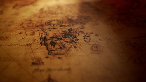 Antique Map Reveals Historical Exploration and Travel