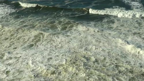 Oregon Coast waves close up