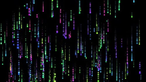 Gradient color particle rain line background . Abstract vertical lines background.