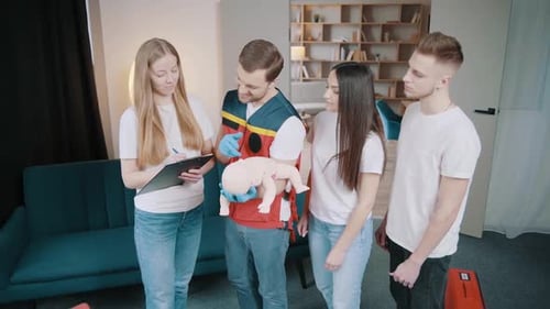 Infant First Aid Training With Mannequin Demo
