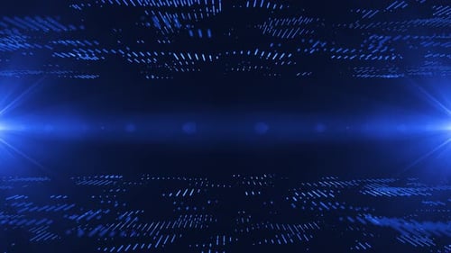 Futuristic Digital Data Grid Loop Background