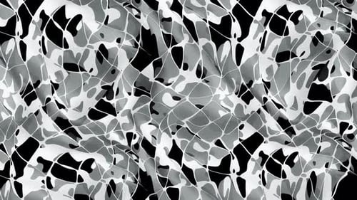 Dynamic Fluid Abstract Pattern Background with Organic Grid