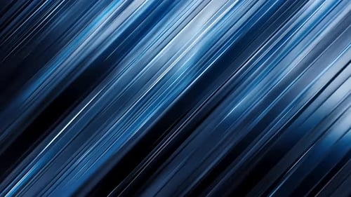 Diagonal, dynamic, abstract background with vibrant blue and white lines