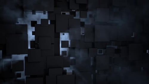 Abstract Cubes Fog 61