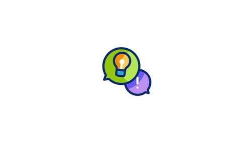 Animiertes Chat-Symbol