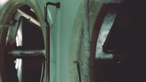 Inside Empty Space Station Interior
