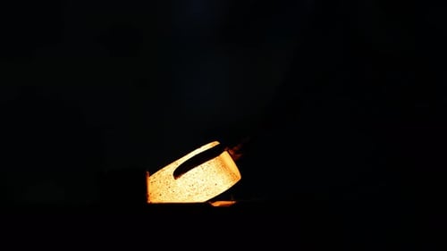 Manufacturing Process of Metal Parts From Cylindrical Billets Metal Forging Forging Shop Hydraulic