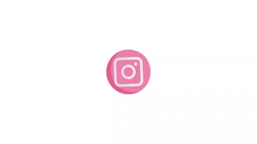 Logo Circle Instagram Icon Animation