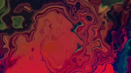 Vibrant Abstract Fluid Ink Motion Background