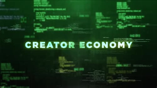 Futuristic Digital Code Data Reveal Background