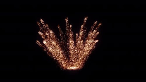 Golden Particle Burst Reveal