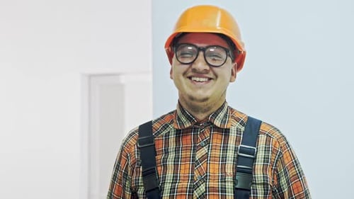 Portrait of a Happy Worker