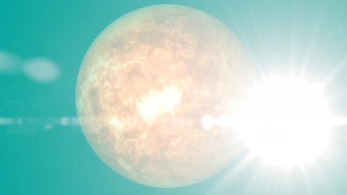 Sun planet animation. 2916