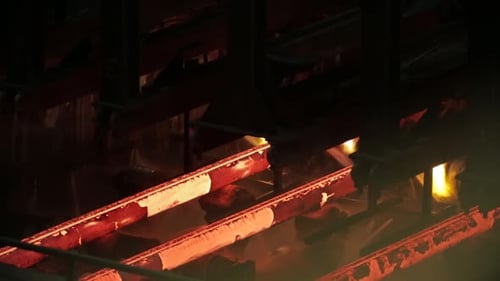 Hot Metal Machinery in Dark Factory