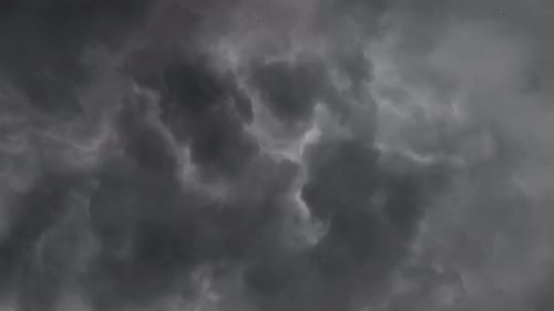 Blick auf Sturmwolken, Zeitraffer 4k