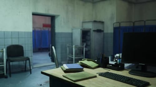 Hospital Record Management Area Equipped for Efficient Filing and Printing