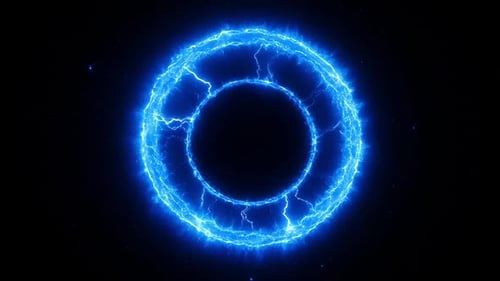 Circular Ring Electricity Effect