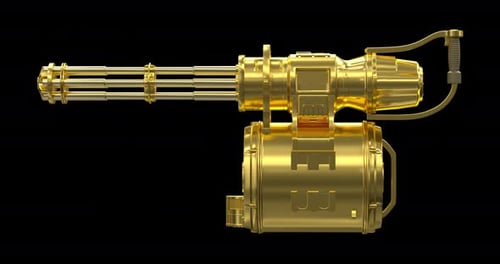 Single Rotating Minigun On Alpha Loop – 4K