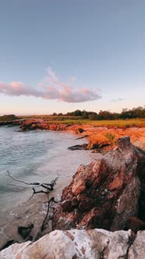 Amanecer sobre el horizonte de Puerto Rico Uhd