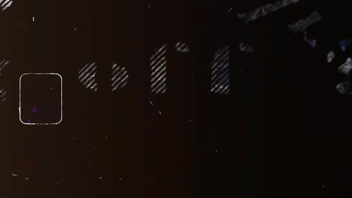 Retro Glitch Film Damage Overlay Effect